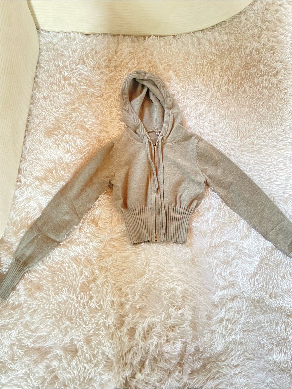 EUC Light Gray Knit Lounge Set, Size S - Picture 5 of 7